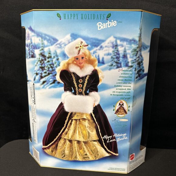 1996 Holiday Barbie Special Edition. Rare Purple Eyes!!! - Picture 4 of 5